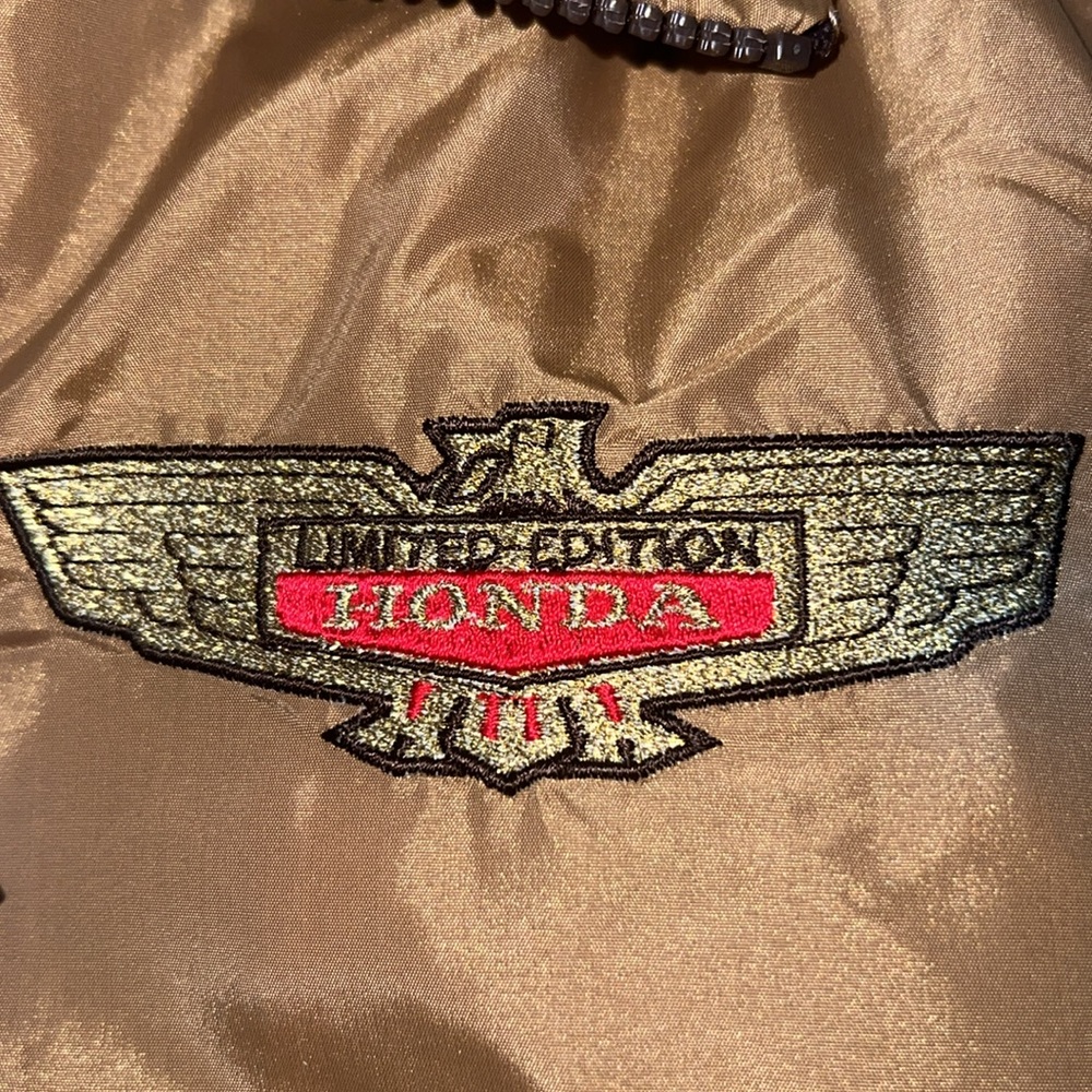 Hondaline 1970s DuPont Nylon Vintage Bomber Jacket NWT - Picture 5 of 13
